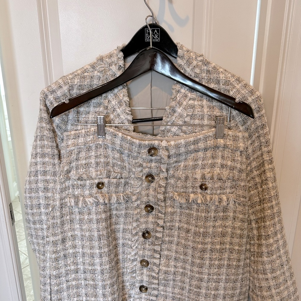 Tweed skirt suit - lined